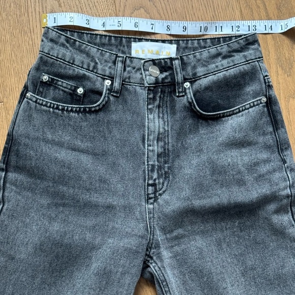 REMAIN by Birger Christensen Straight Leg Gray Jeans Denim - Size 26 - Picture 8 of 9